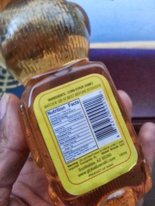 Blended Honey: This generally means that it is mixed with Corn Syrup or Sugar. This label shows that an unspecified majority of this product is made of fake sugars.